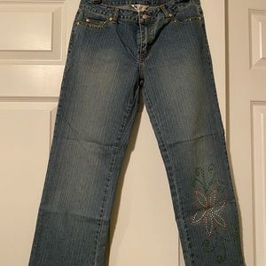 Lilly Pulitzer crystal embellished jeans. EUC 4